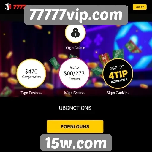 Análise das funcionalidades do site 77777vip.com