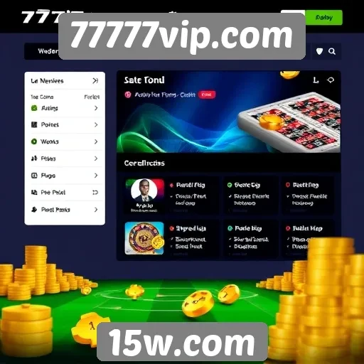 Experiência do usuário no site 77777vip.com
